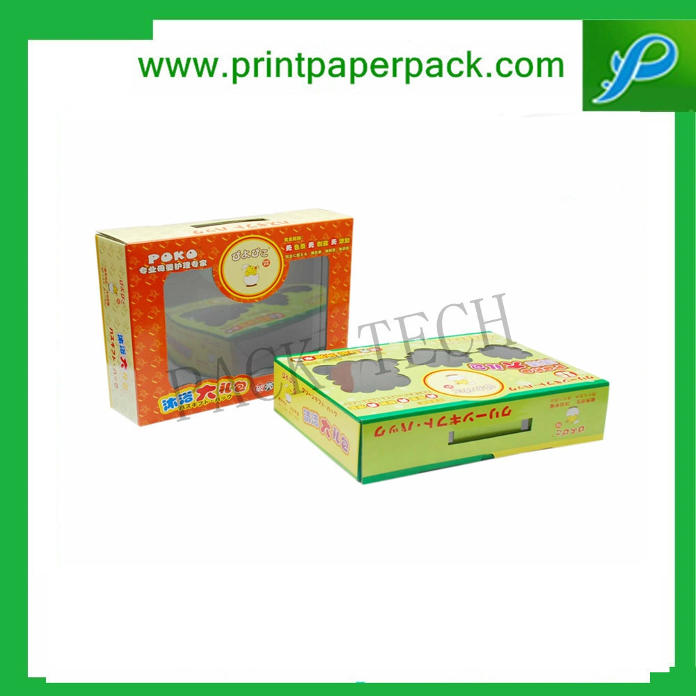 Custom Rigid Cardboard PVC Window Cosmetic Perfume Packaging Paper Boxes Baby Care Product Packaging Perfume Packaging Box Makeup Box