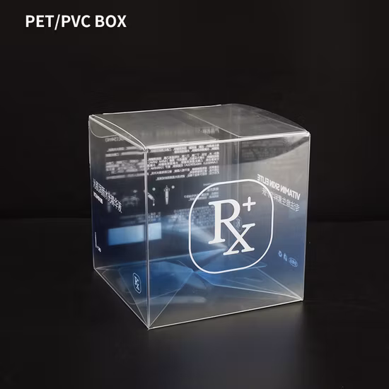 RPET Pet Пластиковая ацетатная прозрачная упаковочная коробка